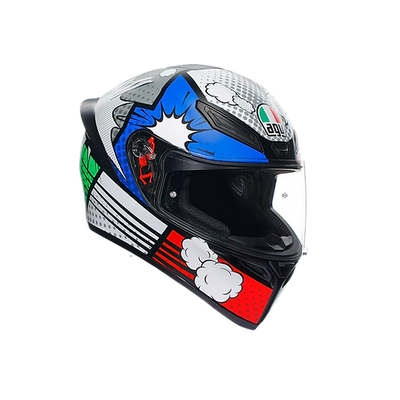 AGV K1 S HELMET - BANG MATT ITALY/BLUE (ISI & ECE2206)
