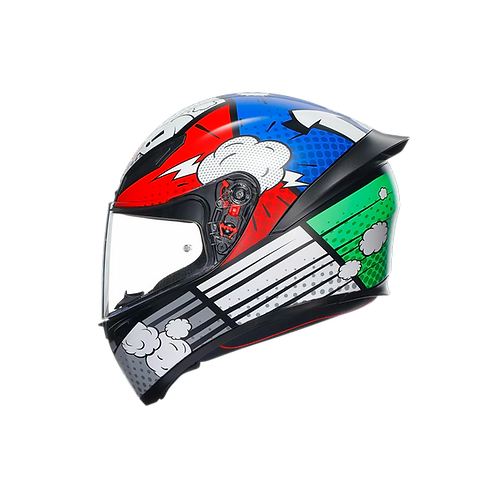 AGV K1 S HELMET - BANG MATT ITALY/BLUE (ISI & ECE2206)