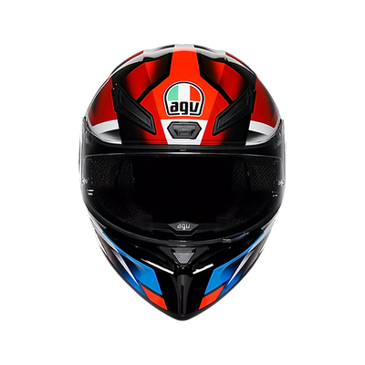 AGV K1 S HELMET - FASTLAP BLACK/RED/BLUE (ISI & ECE2206)
