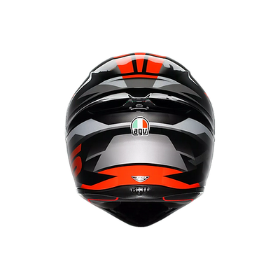 AGV K1 S HELMET - FASTLAP BLACK/GREY/RED (ISI & ECE2206)