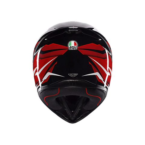 AGV K1 S HELMET - LION BLACK/RED/WHITE (ISI & ECE2206)