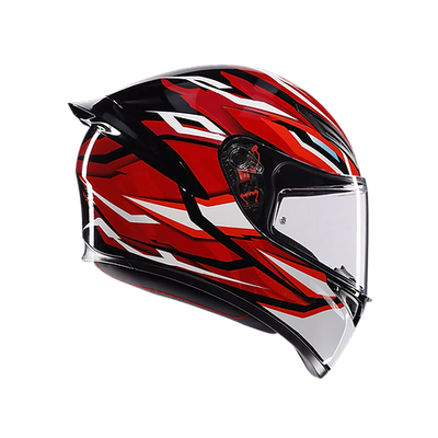 AGV K1 S HELMET - LION BLACK/RED/WHITE (ISI & ECE2206)