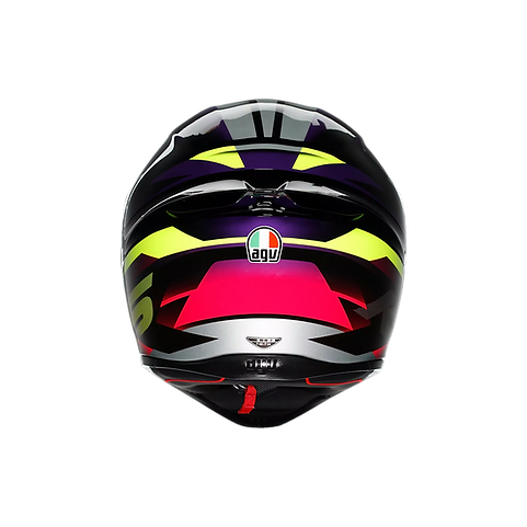 AGV K1 S HELMET - FASTLAP BLACK/PURPLE/PINK (ISI & ECE2206)