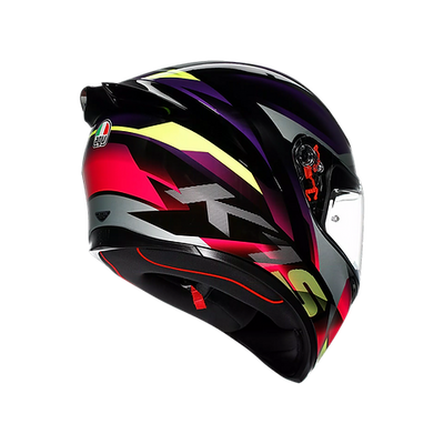 AGV K1 S HELMET - FASTLAP BLACK/PURPLE/PINK (ISI & ECE2206)