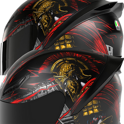 AGV K1 S HELMET - GLADIATOR (ISI & ECE2206)