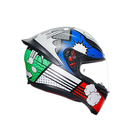 AGV K1 S HELMET - BANG MATT ITALY/BLUE (ISI & ECE2206)