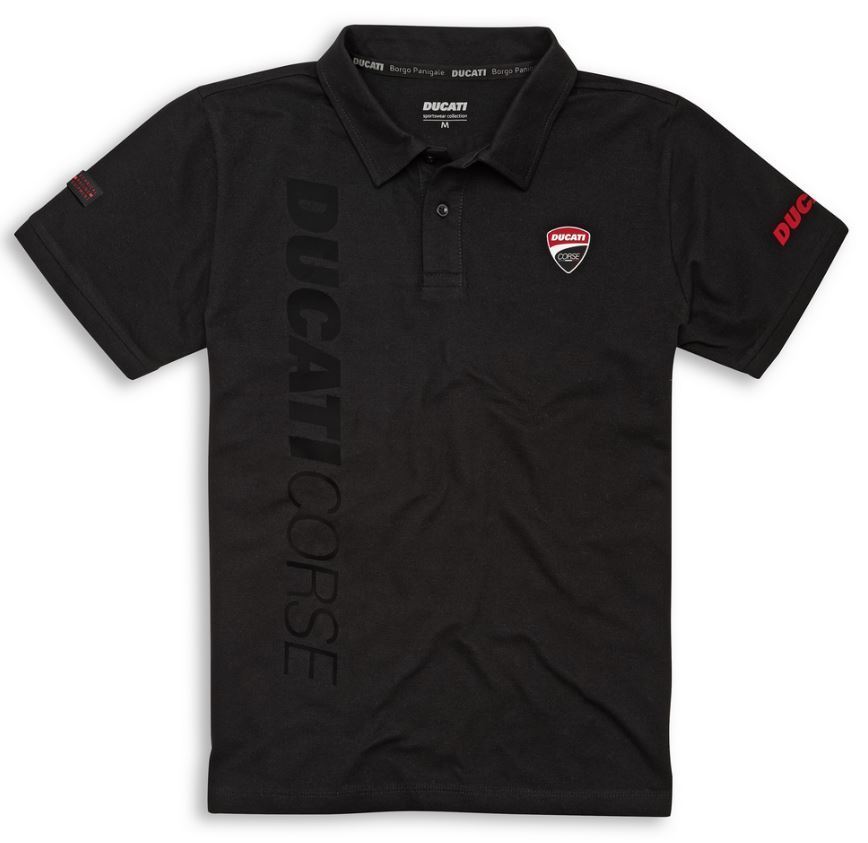 DC TRACK 21 BLACK POLO-SHIRT