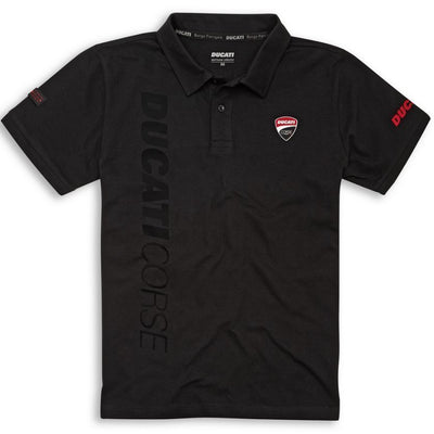 DC TRACK 21 BLACK POLO-SHIRT