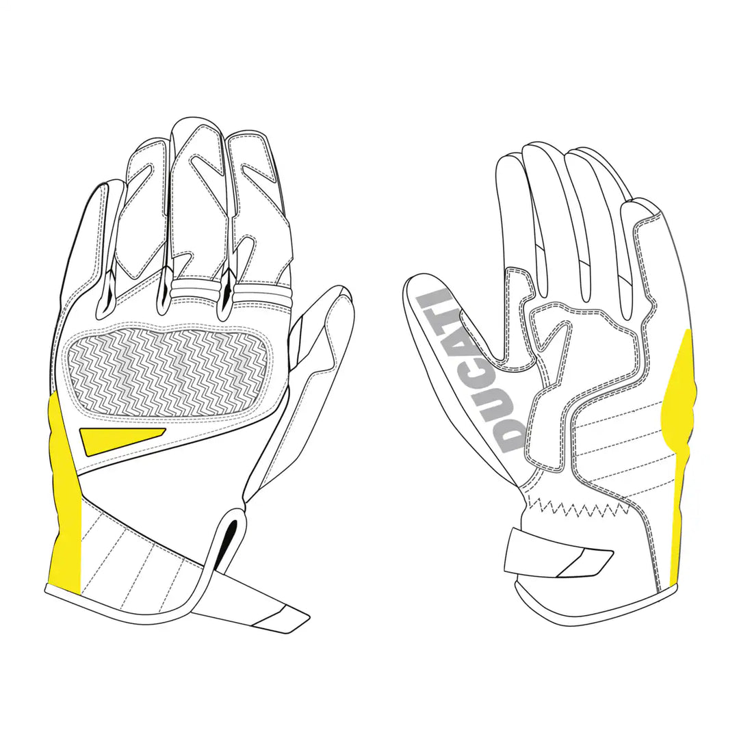 City C3 - Fabric-leather gloves