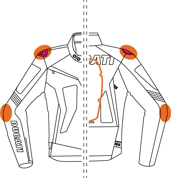 Fighter C2 - Leather-fabric jacket