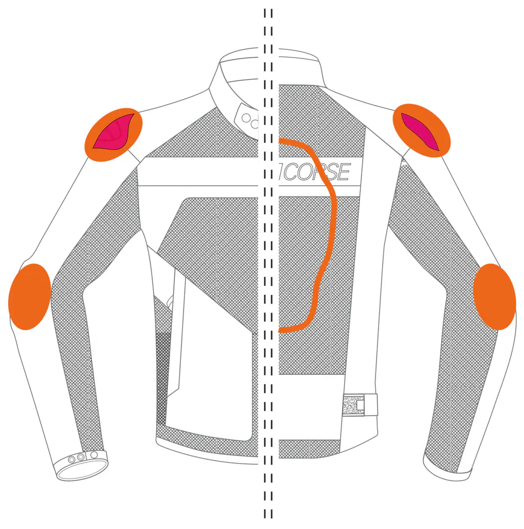 Ducati Corse Tex Summer C3 - Fabric jacket